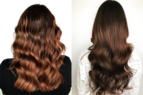 Capelli colorati con il trattamento Illumia